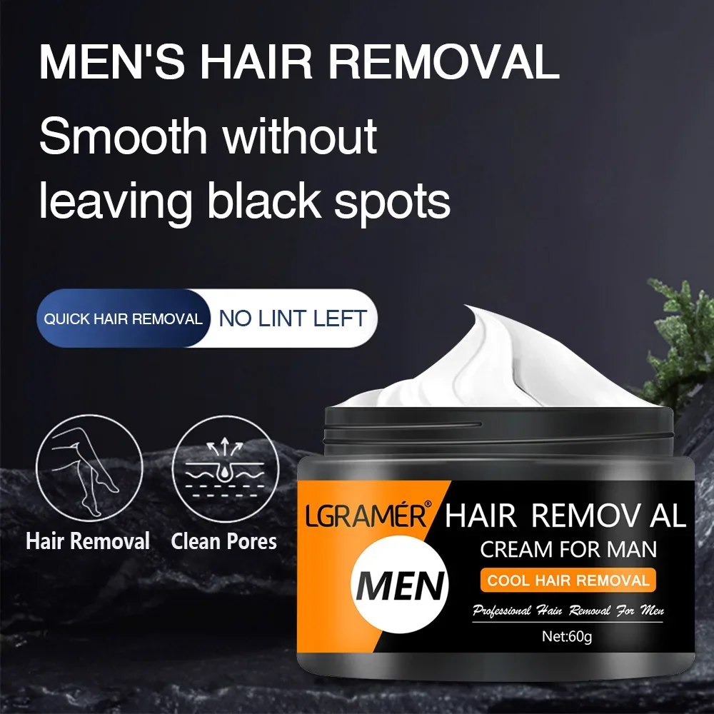 Painless Hair Removal Cream Permanent Hair Remover for Men\'s Armpit Legs Arms Hair Growth Inhibitor Depilatory Body Cream