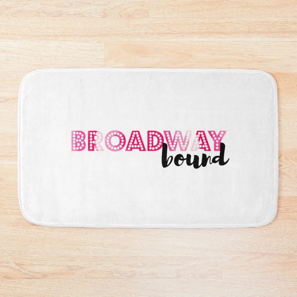 

Broadway bound pink tie dye Bath Mat Room Carpet Carpets For The Bathroom Home Decor Non-Slip And Washable Kitchen Mat