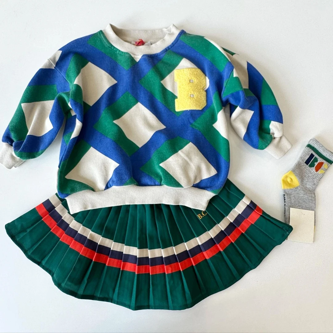 

2025 Children's Sweater Autumn/Winter Product Boys and Girls Cartoon Pattern Plushed Warm Children Hooded Clothing Velvet coat