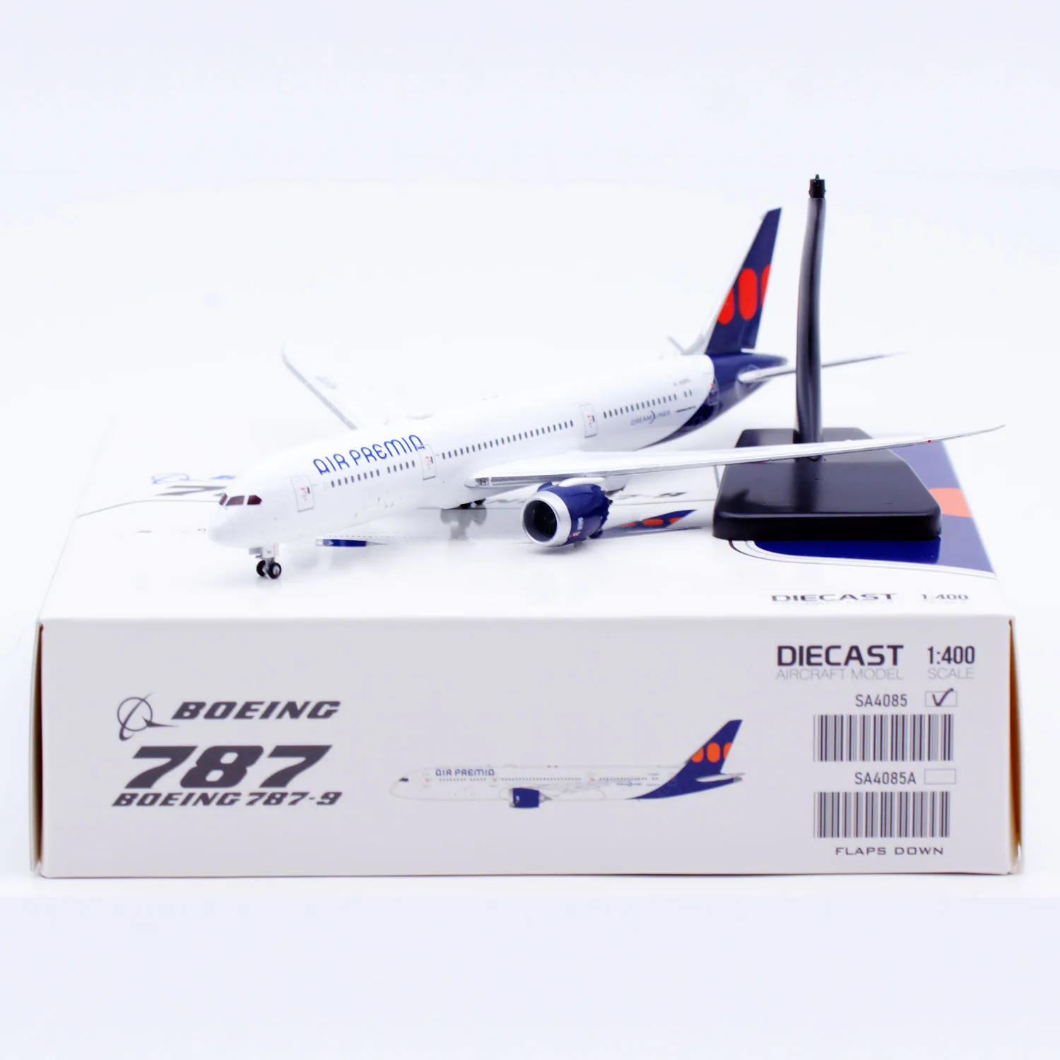 SA4085 سبيكة تحصيل طائرة هدية JC أجنحة 1:400 الهواء بريما "Dreamliner" بوينغ B787-9 دييكاست طائرة طائرة نموذج HL8701