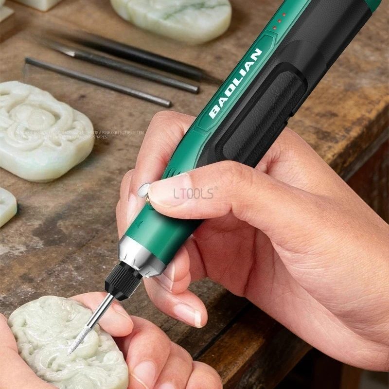 Mini Electric Grinder Small Handheld Electric Sanding Machine Jade Polishing and Grinding Tool Engraving Sanding Hole Drilling