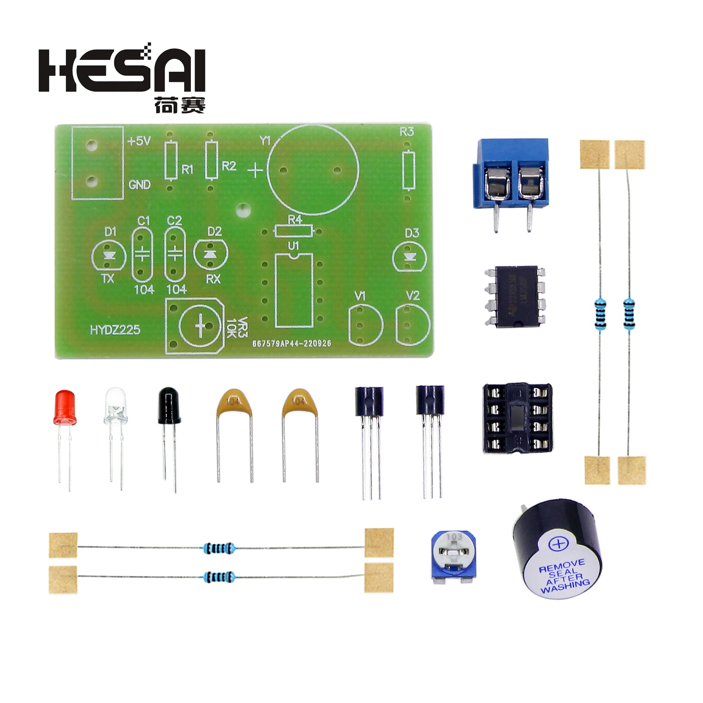 Infrared Induction Alarm Kit Electronic Circuit Welding Product Process Assembly Teaching Practice DIY