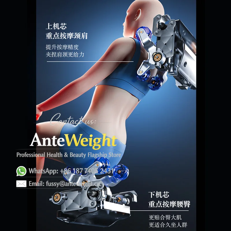 Smart Space Capsule Dual-Mechanic Massage Chair, Zero Gravity Full Body for Home | New High-End Multi-Function Recliner`