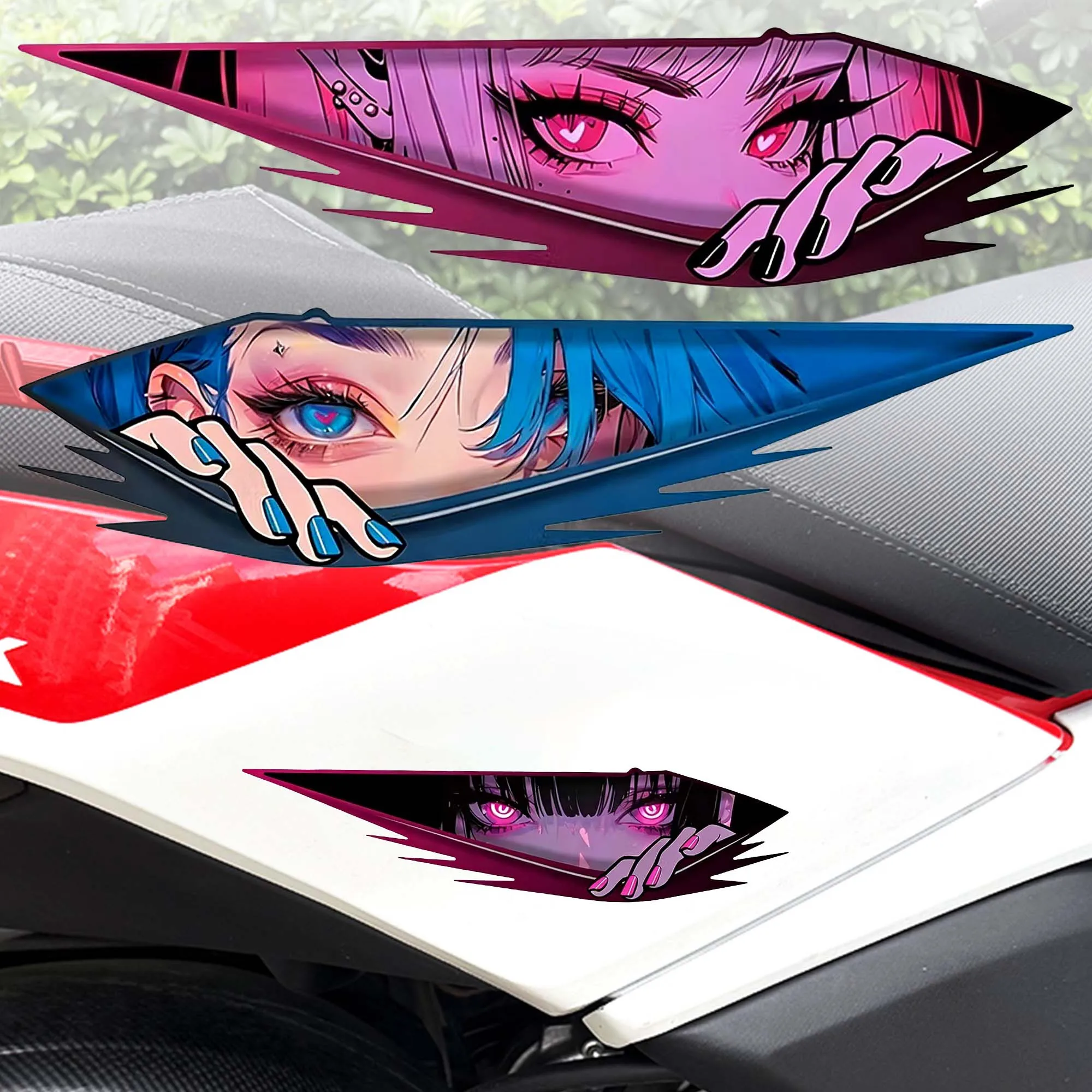 Anime JDM decal decorative sticker, waterproof, suitable for, decorative fuel tank, front shroud, bicycle upper tube, car window