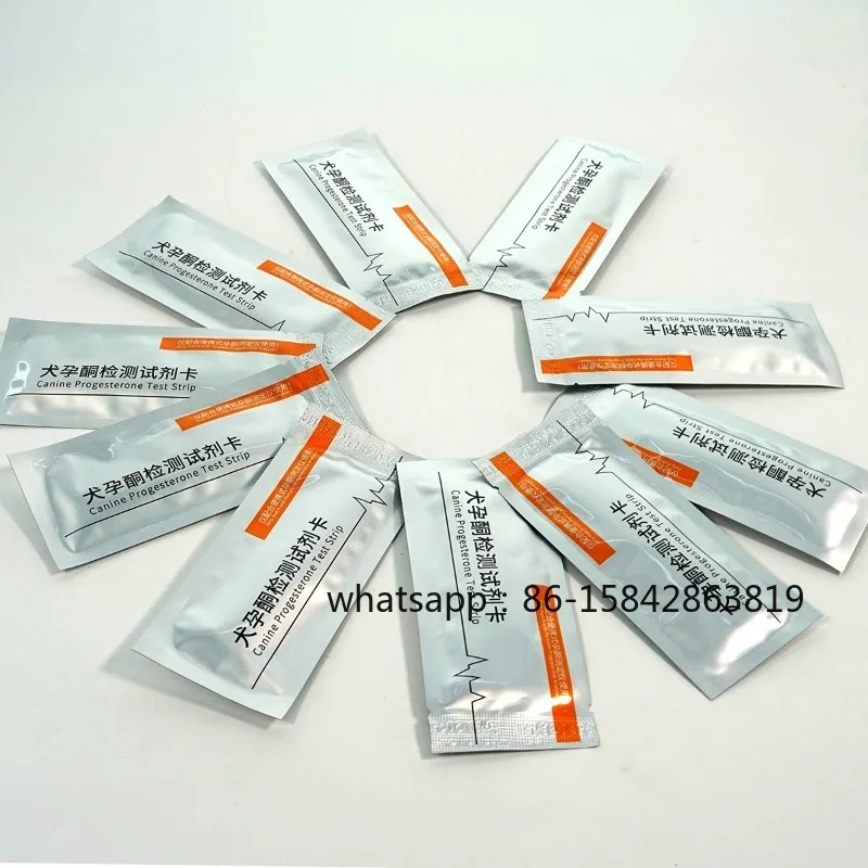 Canine Progesterone Test Strip Dog Cat Ovulation Monitoring Chip Veterinary Breeding Kit Pet Breeding
