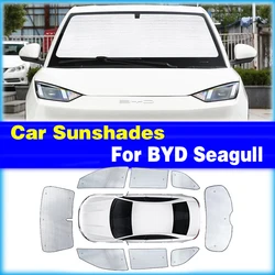 For BYD Seagull 2023 2024 2025 2026 Car Sunshades UV Protection Curtain Sun Shade Visor Front Windshield Cover Protect Privacy
