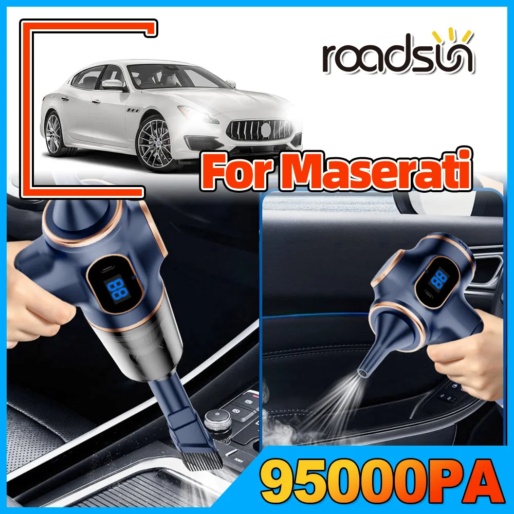 Strong Suctio Vacuum Cleaner For Maserati Granturismo GranCabrio GT2 Stradale Cielo MC20 Grecale Levante Ghibli Quattroporte