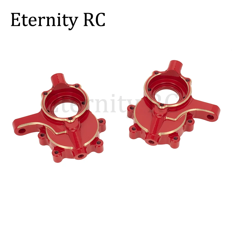 Maßstab 1:10 Messing C-Nabe Vorderes äußeres Portalgehäuse Hinterachsträger Zahnradabdeckung für REDCAT GEN8 V1 V2 Scout II RC Crawler Teile