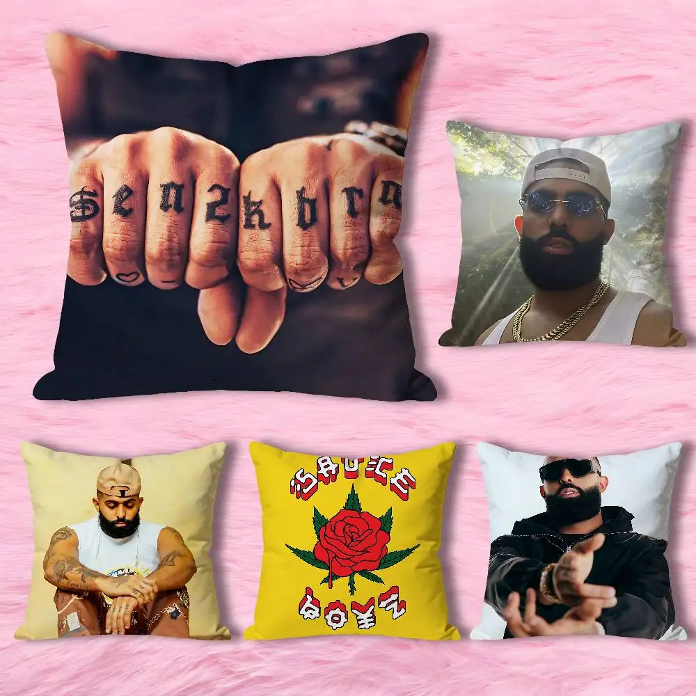 

E-Eladio C-Carrion Sauce Boyz Pillow Cases for Bedroom Living Room Sofa Home Decor Polyester Cushion Cover with Zipper