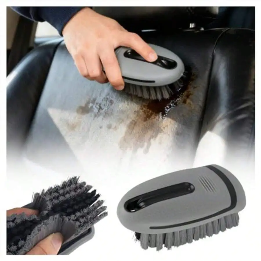 

2026 New Car Upholstery Brush For CleaningPortable Car Carpet Brush With Dense Bristle And Non-Slip