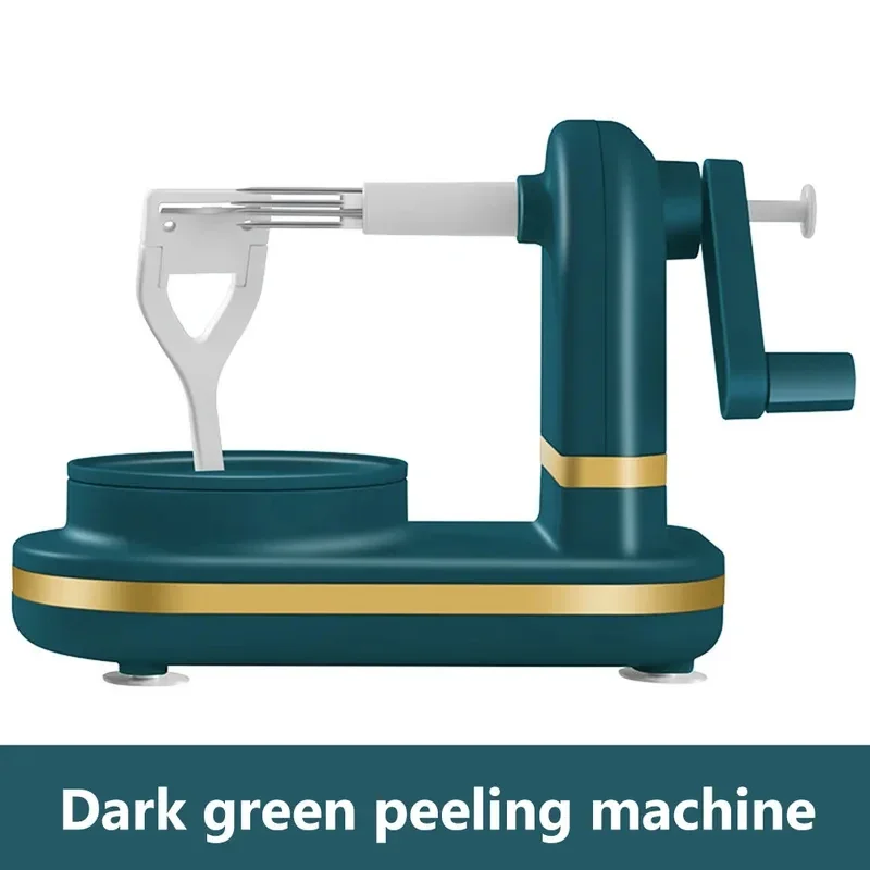Manual Apple Peeler Multifunctional with Stainless Steel Blades Hand Crank Fruit Peeler Food Peeling Machine for Kitchen Gadgets image 2