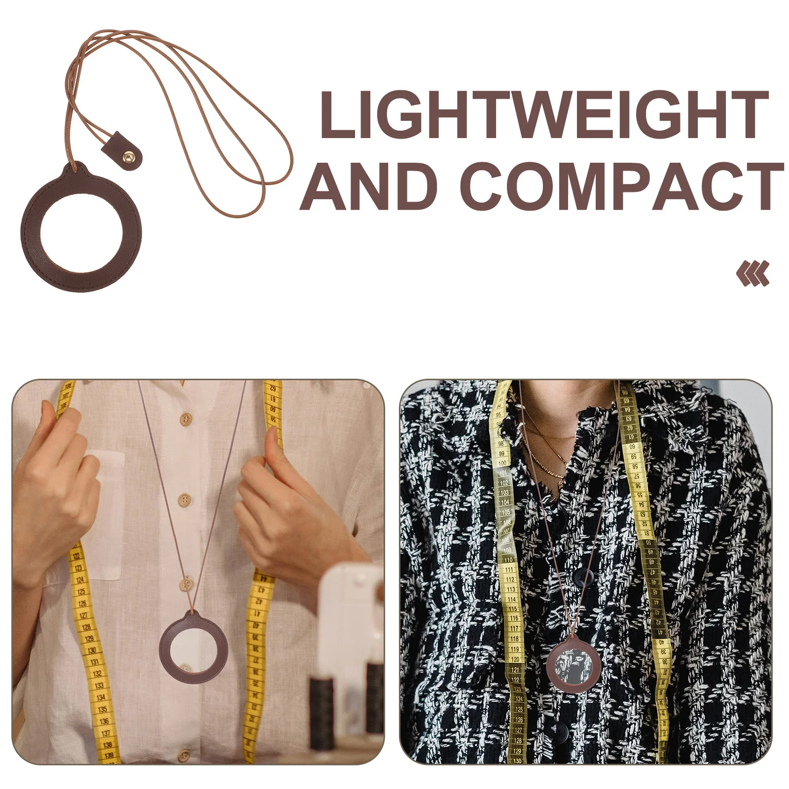 

Neck Hanging Magnifying Tool High Definition Lens for Close Work Reading Handicraft Maintenance Compact Design Comfortable Use