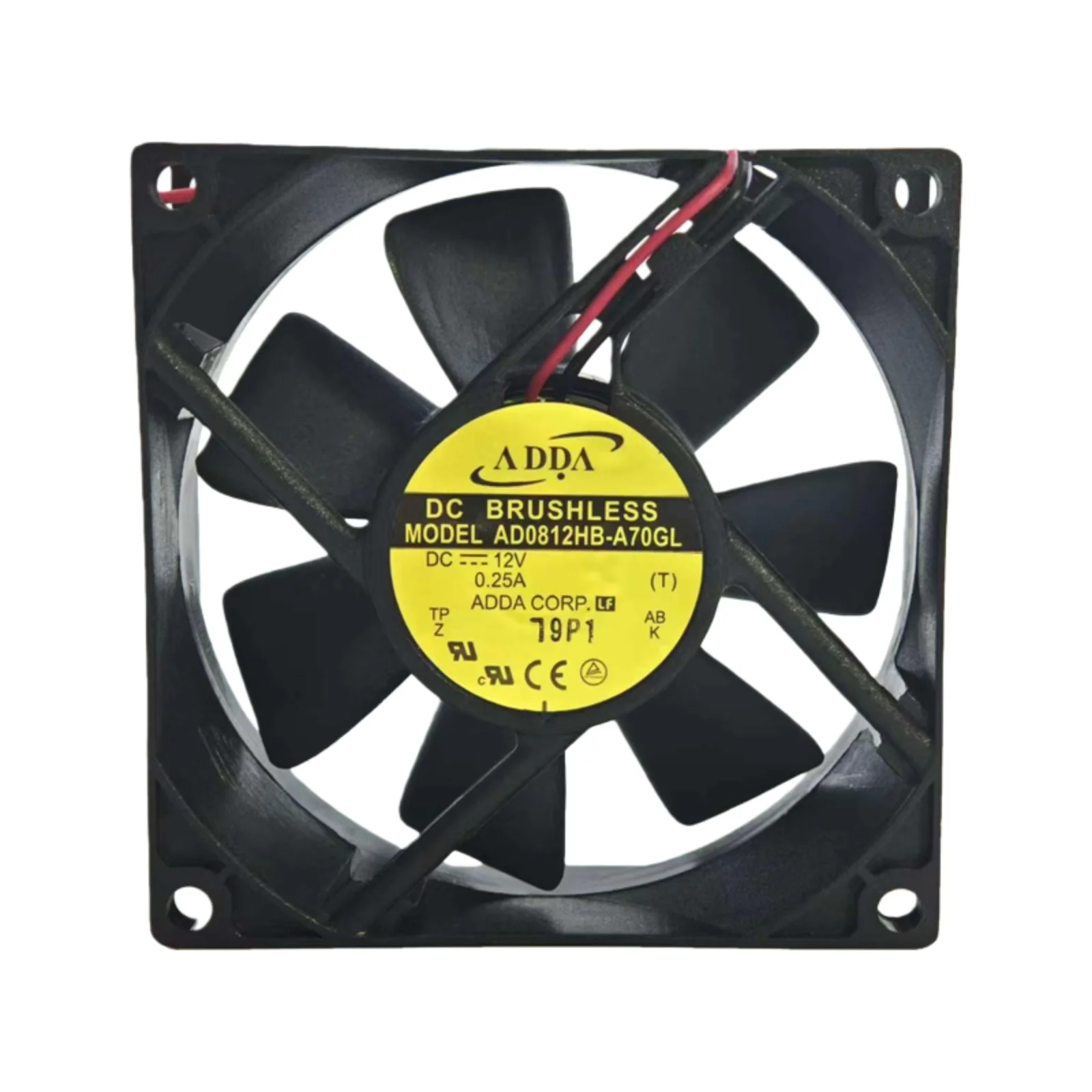 

Для ADDA AD0812HB-A70GL 80x80x25 мм DC 12 В 0,25 А охлаждающий вентилятор с шарикоподшипником, 38,6 куб. футов в минуту 3000 об/мин для корпуса ПК, источник питания, электронный