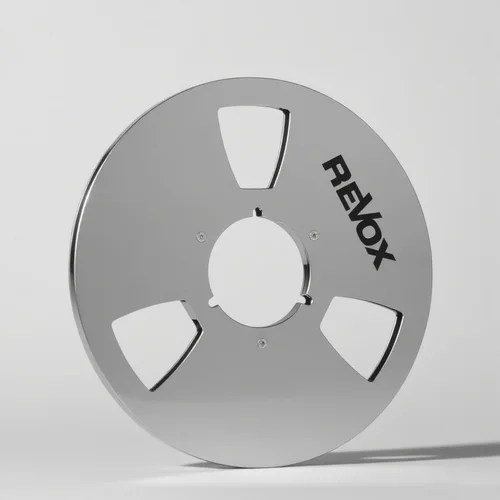 Imagen 1 del producto Carretes de cinta vacíos de aluminio negro de 10 ""X 1⁄4"" para grabadoras de cinta de carrete a carrete carrete para Studer ReVox/TEAC/BASF para técnicas