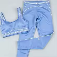 90s Outfits Slim Fit Workout Set Stretch Fabric - Cherry