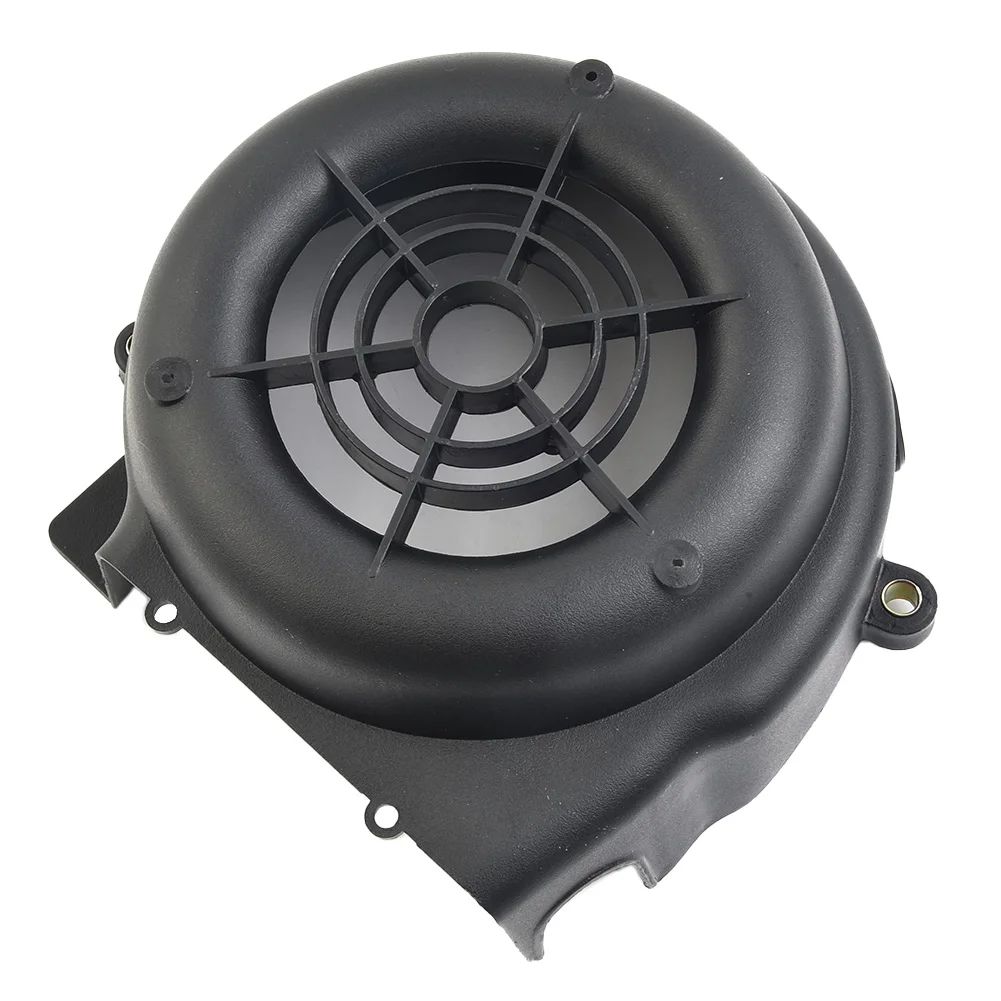 Fan Cover Engine Right Side Simple Design Weight 100G 26*15*15CM Black Direct Replacement For GY6-125/150cc 157QMJ