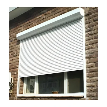 Modern Design Aluminum Alloy Thermal Insulation Rolling Pull Opening Method Finished Roll-Up Windows Doors Other Door Category