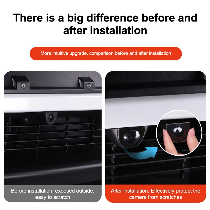 For Model Y Juniper Front Camera Lens Guard Protective Cover Scratch Resistant Anti-stain Car Accessories 2025 New