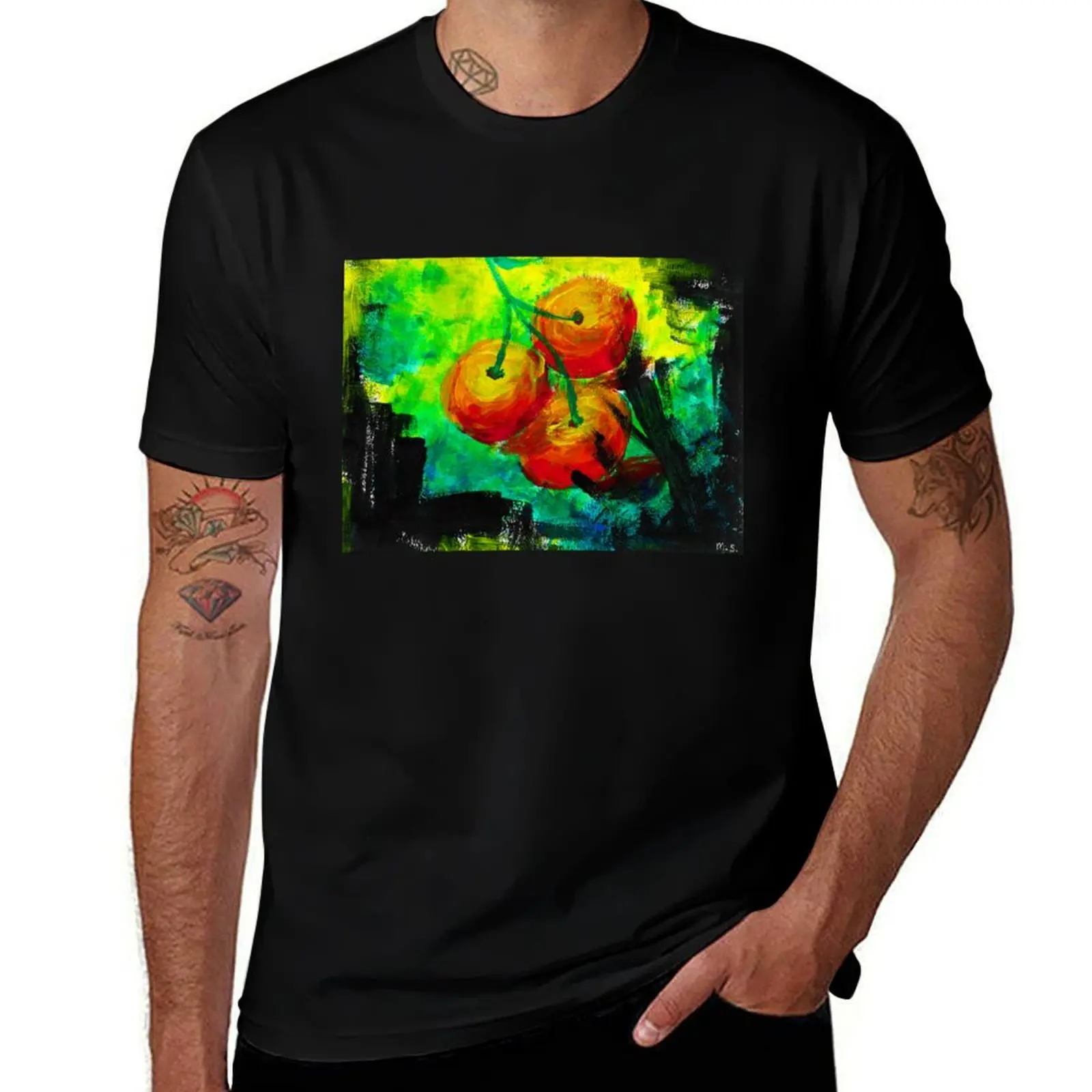 

Oranges in Darkness T-Shirt plus size tops anime clothes Funny t-shirt summer shirt mens plain t shirts