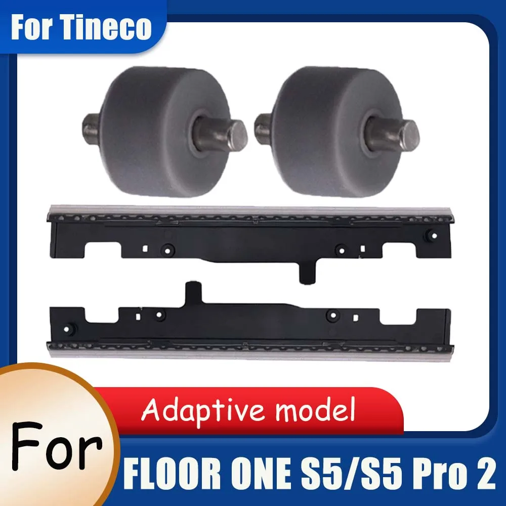 Scraper For Tineco Floor One S5/ S5 Pro 2 Wet Dry Vacuum Cleaner Scraper Of Floor Spare Parts Scraping Strip Wheel Accessories