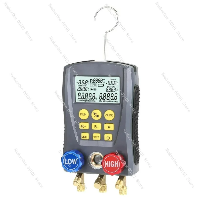 

DY517 Digital Vacuum Gauge - Multi-Tube Pressure Tester for Refrigeration/Temperature
