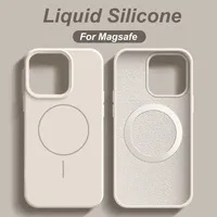 Original Liquid Silicone Enhance MagSafe Phone Case For IPhone 16 15 14 13 12 11 Pro Max Plus 5G Beats/ Apple TPU Magnetic Cover
