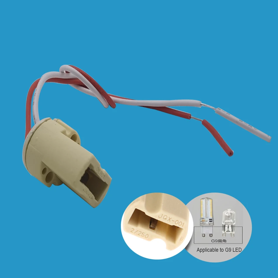 G4 G9 نوع قاعدة حامل كابل محول مآخذ المصباح لمبة LED أسفل الضوء الخ