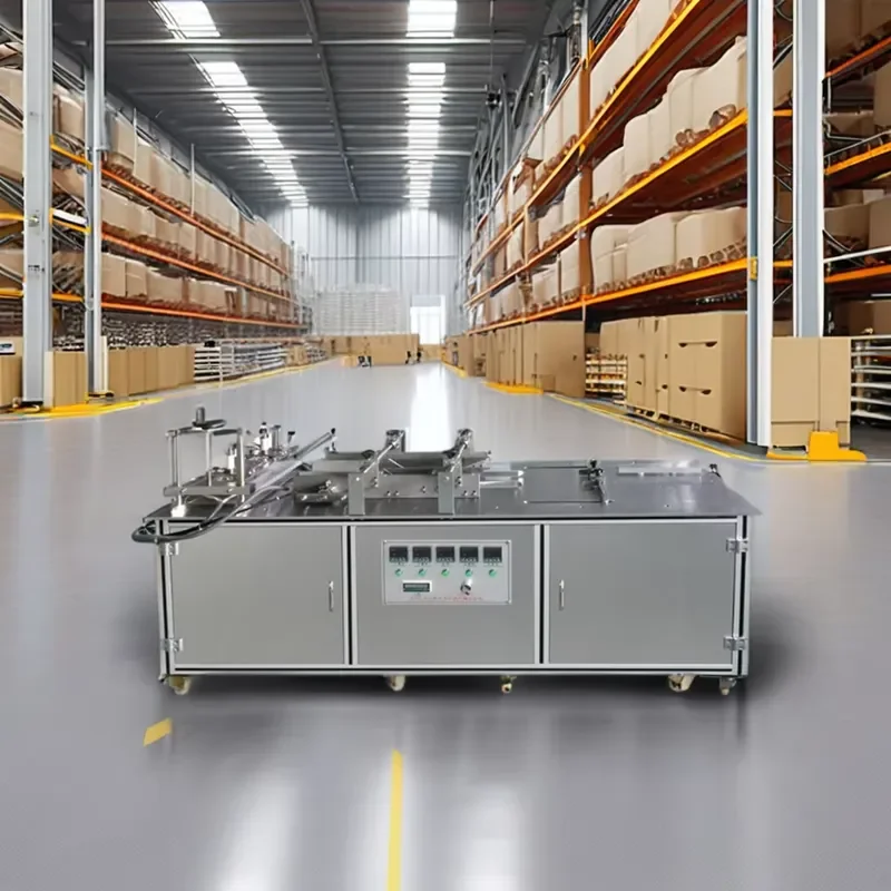 Automatic Small Cellophane Packaging Machine Motor for Perfume Boxes Beverages Gifts Efficient Winding Packaging