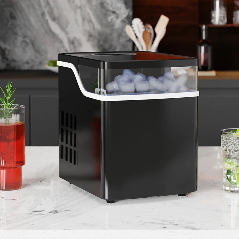 

9 Ice Cubes 2 Bullet Sizes Countertop Electric Automatic Ice Cube Maker Machine for Hotels Restaurants Household