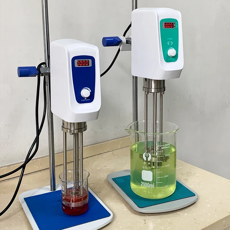 220V high-shear emulsifier, digital high-speed emulsifier, homogenizer, laboratory small cosmetics