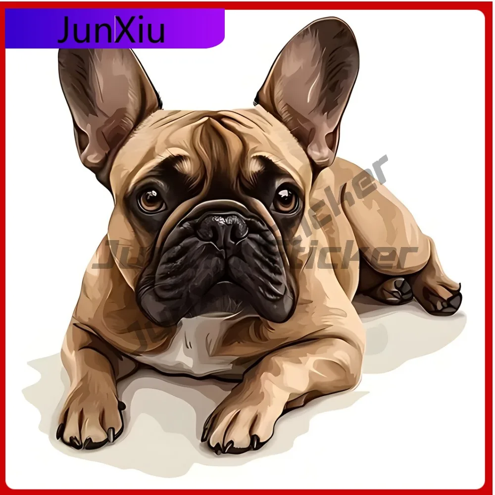 

2D Flat Adorable Police Dog Vinyl Sticker Self-Adhesive Shiny Irregular Design Ideal for Glass Trendy W Car Laptop Window Bum