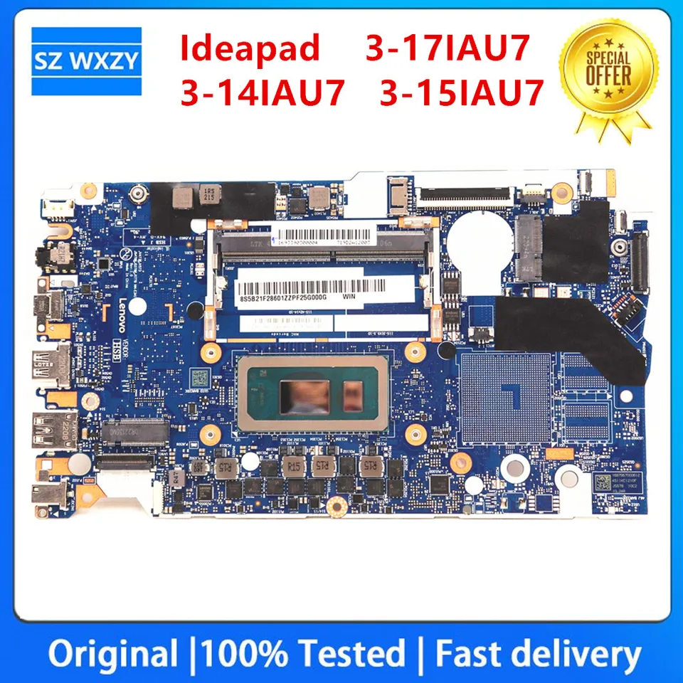 NM-E341 For Lenovo Ideapad 3-17IAU7 3-14IAU7 3-15IAU7 Notebook