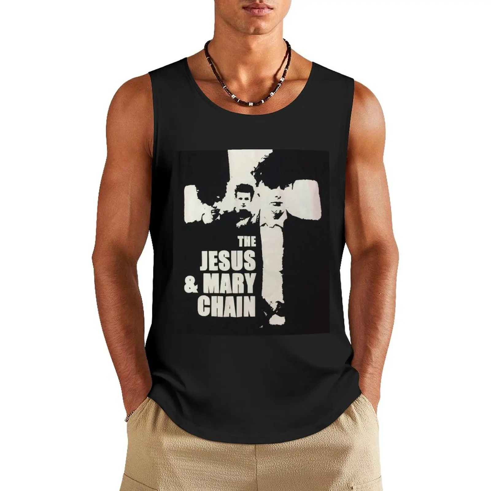 

Jesus & Mary Chain Tank Top t-shirt for man gym t shirt men