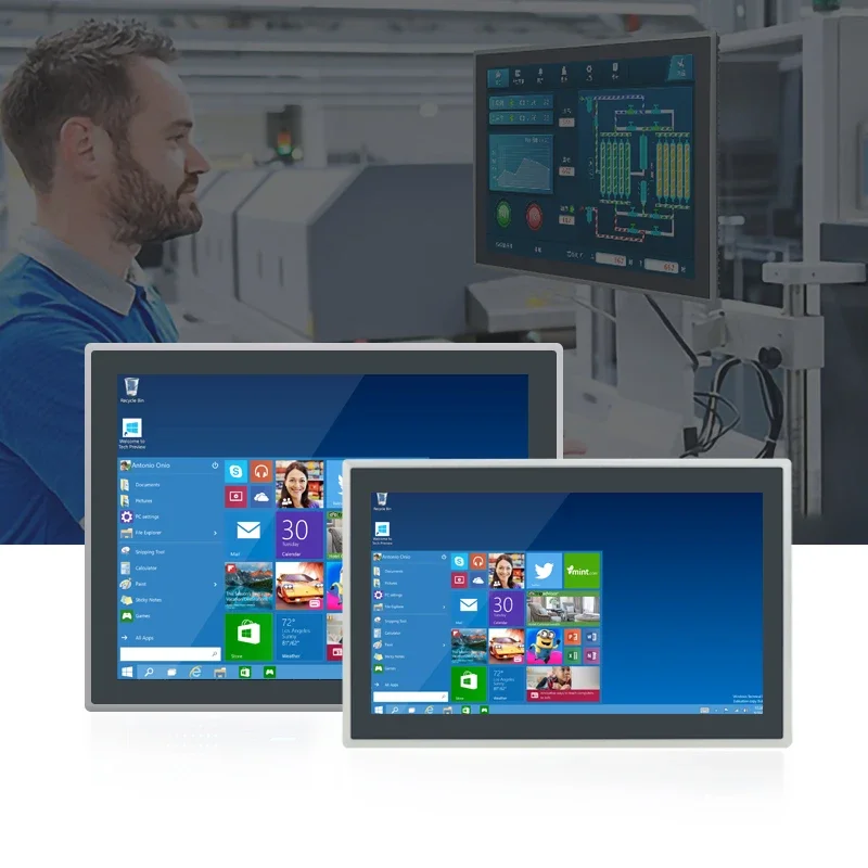 

Open Frame Ip65 Rugged I5 All in One 8 10.1 10.4 12.1 15 15.6 17 19 21.5 Fanless 24V DC Embedded Industrial Panel Pc