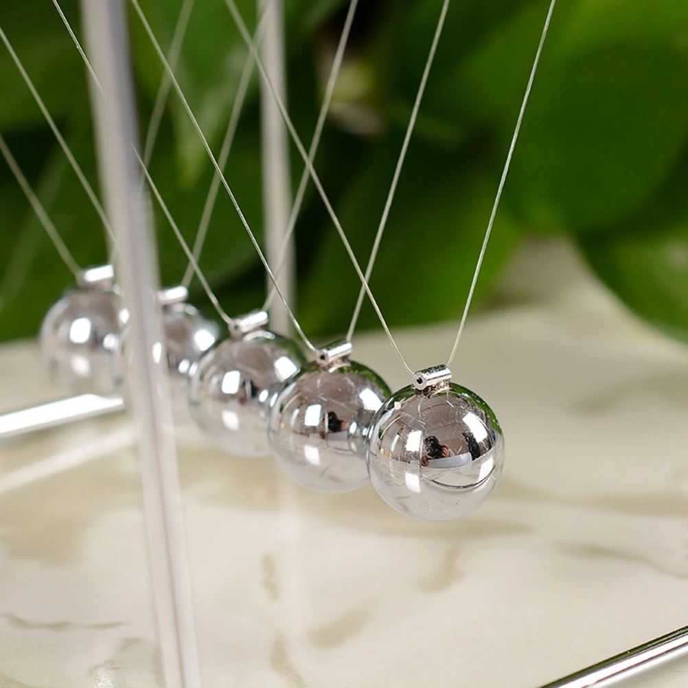

Newton'S Cradle Square Desktop Decoration Educational Experiment Tool For Home Office Kids Adults Physics Dynamics Energy