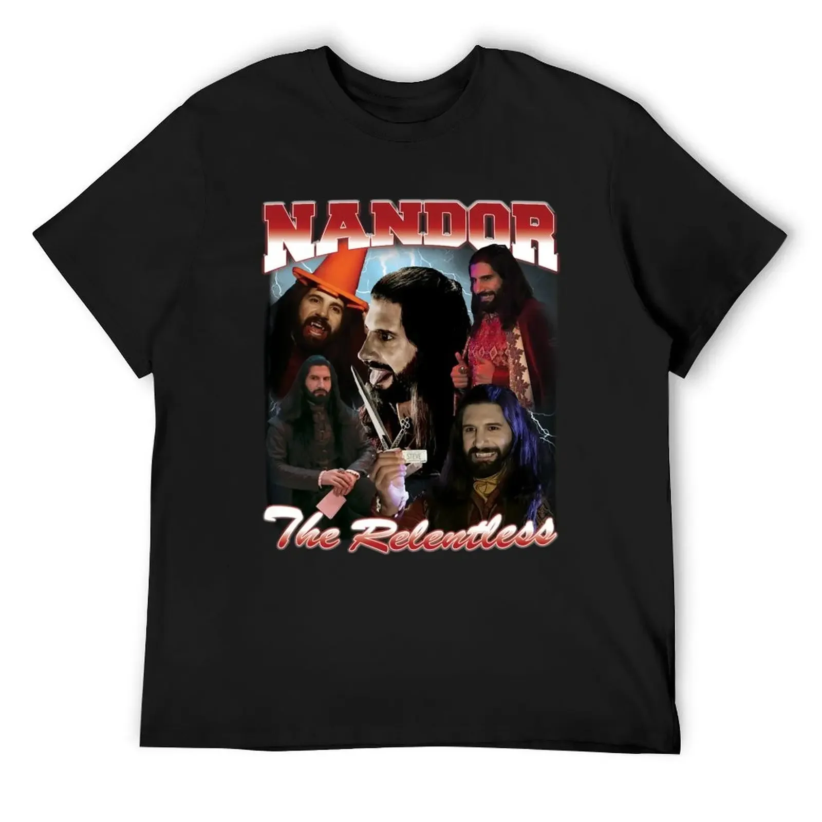 Nandor the Relentless 90's Design Classic T-Shirt quick drying oversizeds baggy shirts essential t shirt mens t shirt