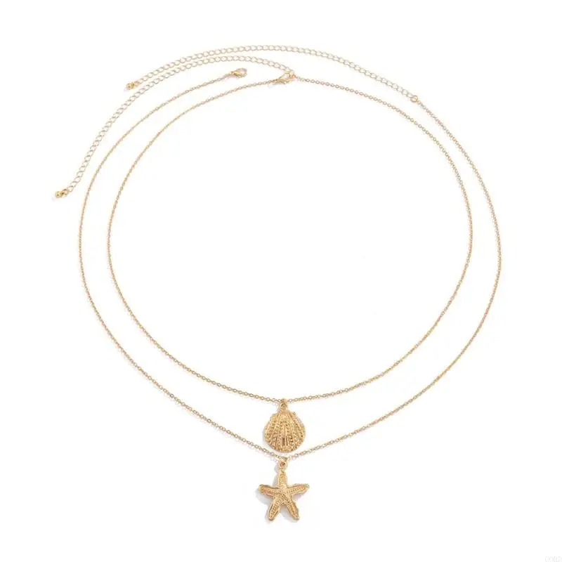 

Фестивальная поясная цепочка CORD с подвеской в ​​виде океанской морской звезды, регулируемые украшения для тела