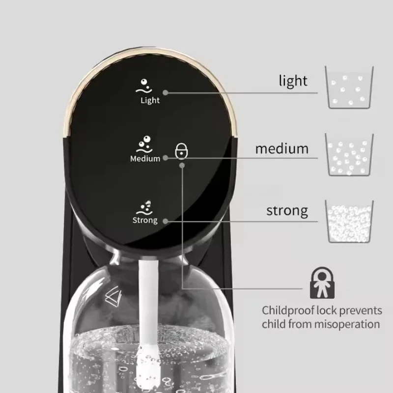 

【Brand New】 New Automatic Touch Screen Button Electric Soda Manufacturing Machine For Bubble Water Machine