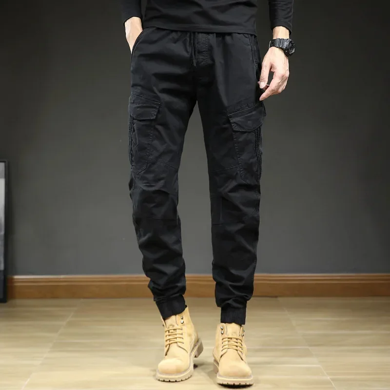 Men Cargo Sexy Open Crotch Pants Casual Zippers Crocthless Joggers Fashion Tactical Military Male Outdoor Sex Trousers Clothes