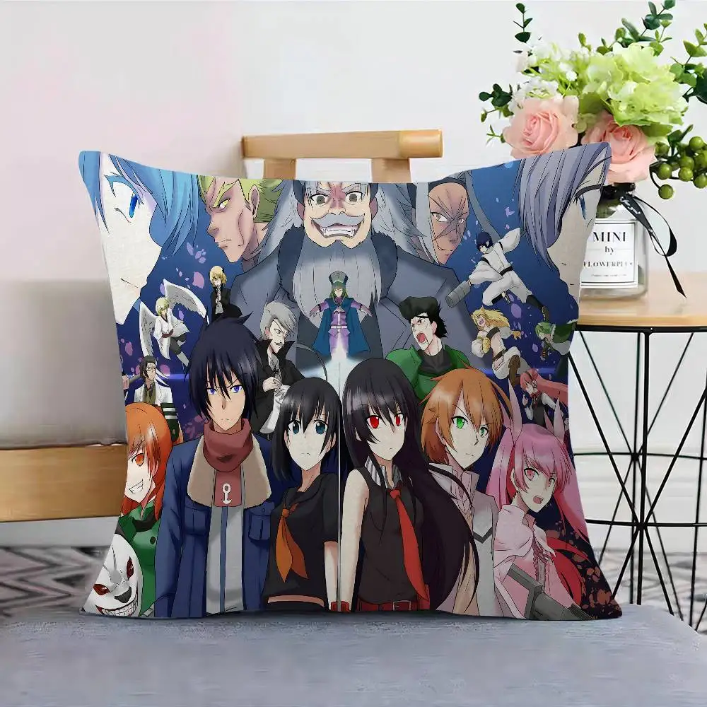 Japanese Anime Akame Ga KILL 45*45cm Cushion Cover Pillow Cover Decor Pillowcase Home Pillowcase for Couch Pillow