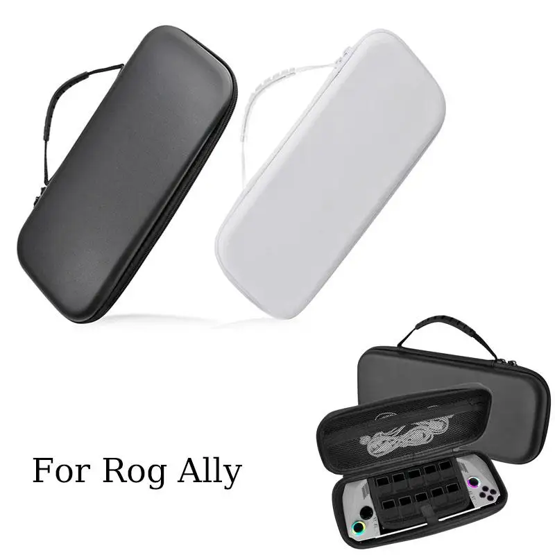 Portable Storage Bag Protective Leather Case Hand Shockproof Hard Carrying Bag Anti-Fall for ROG Ally Console Accessories