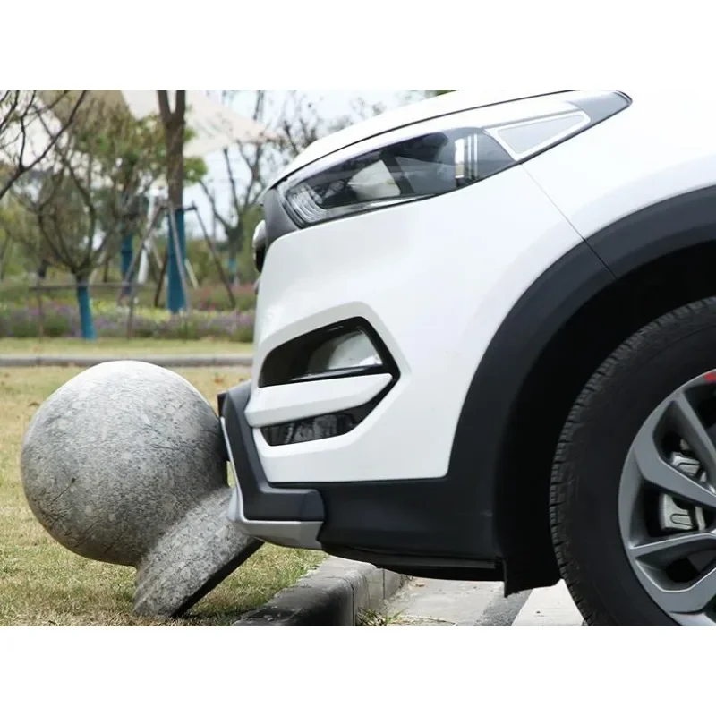 High Quality ABS Car styling Plastic Front+Rear Bumper Guard Protector For Hyundai Tucson 2015-2018 Car-styling