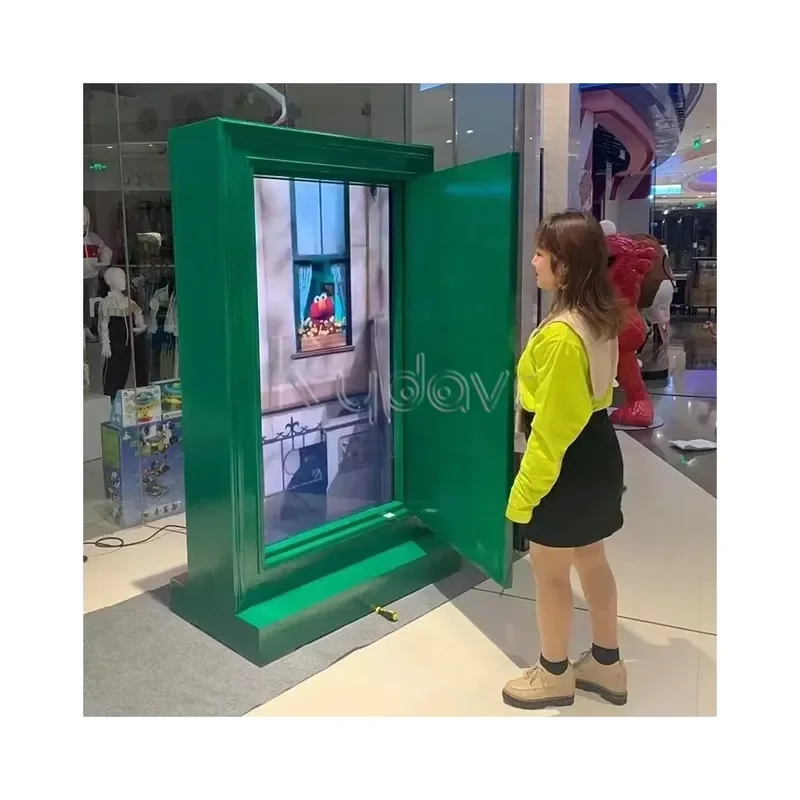 Creative LED Display Door Prop for Indoor Outdoor Stage Photography Background Entertainment Happy Hour Decoration Any Door