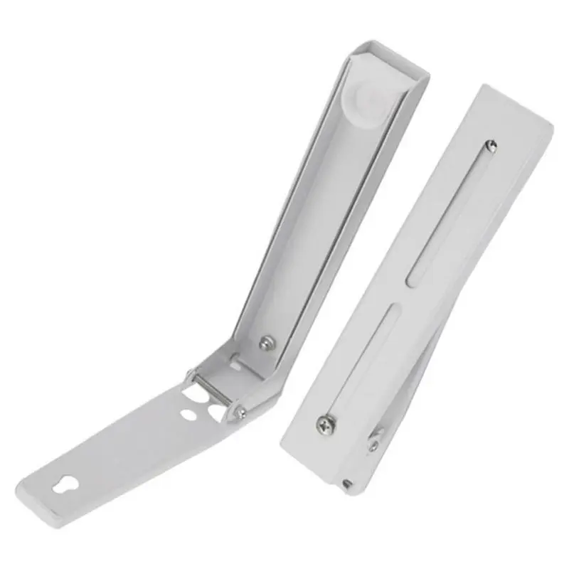 Hot Sale-Foldable Microwave Oven Rack Kitchen Wall Mounted Extendable Microwave Oven Storage Rack Bracket With Screws
