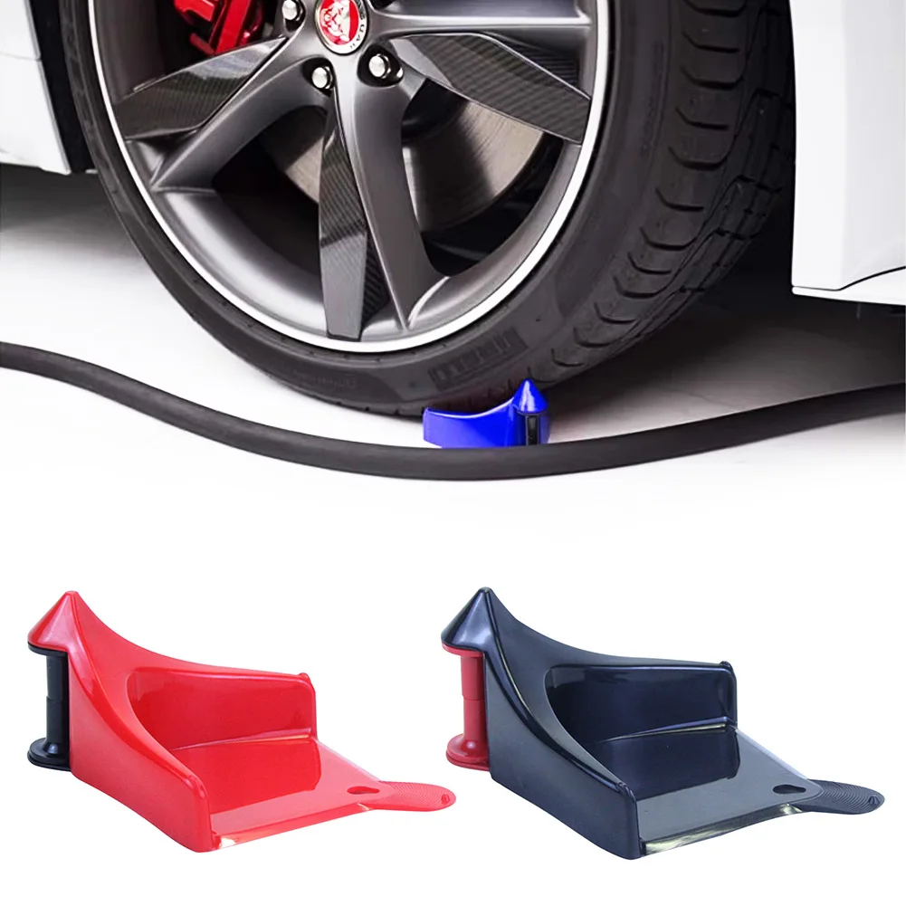 1Pcs Car Tire Wedge Washing Water Pipe Tube Anti-pinch Tools Auto Hose Guides Slide Wheel Jamming Prevent