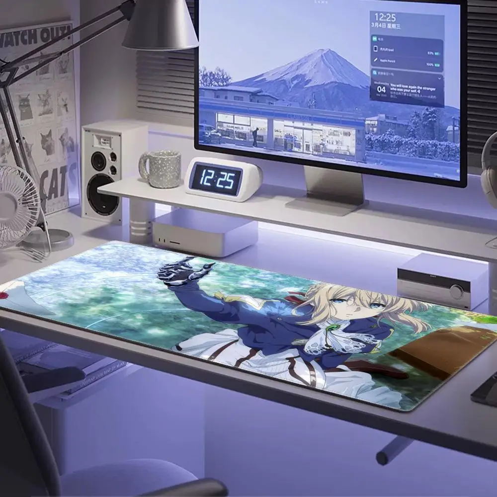 Violet Evergarden XXL Large Mousepad Keyboard Pad Gaming Mouse Pad