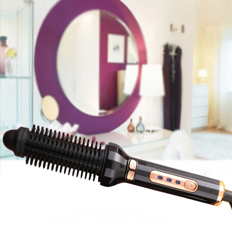 Multifunctional professional curling iron - fast heating, suitable for creating big waves, automatic rotating curling iron