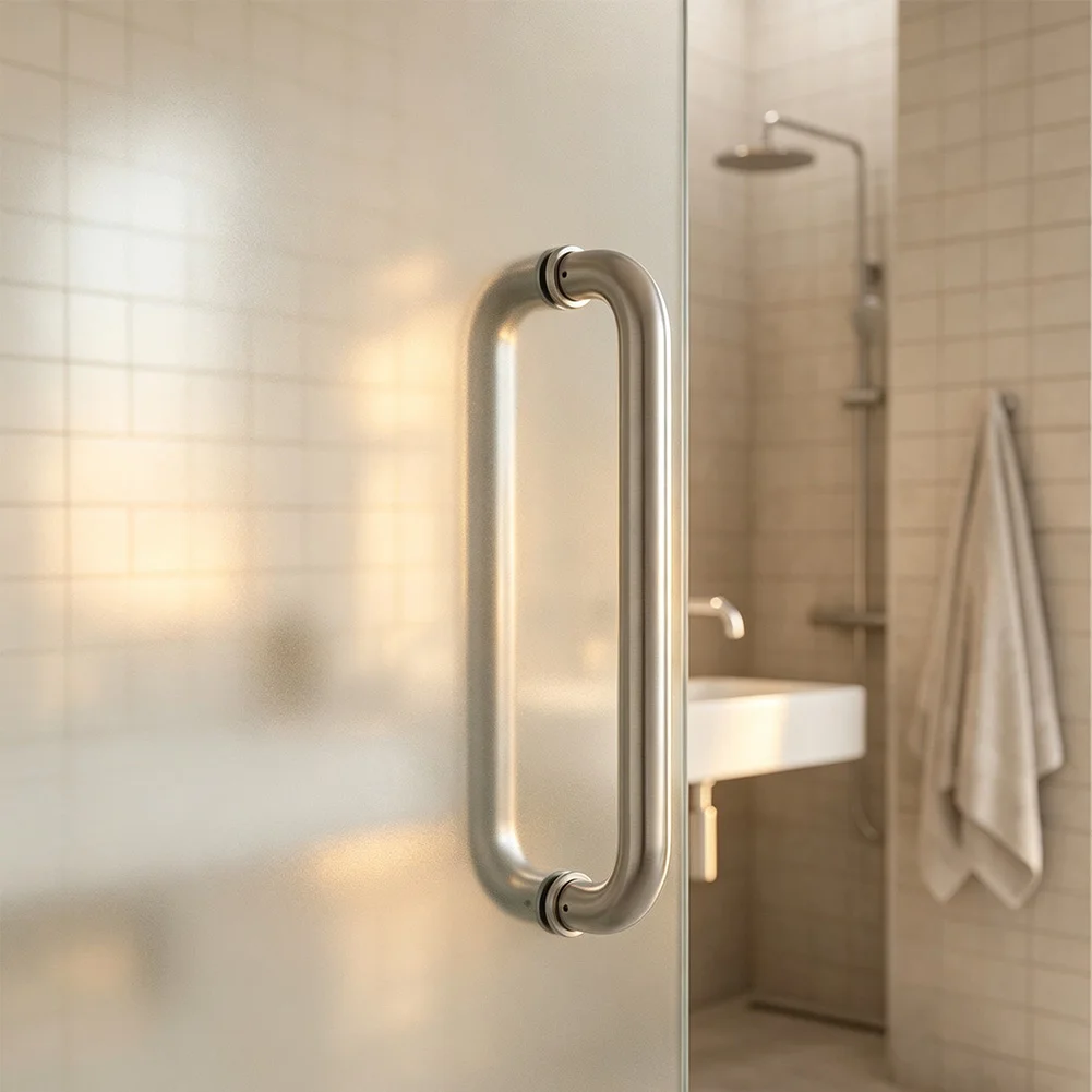 Stainless Steel Door Handle for Barn Doors Sliding Doors Garage Doors Interior Use 304 Grade Metal Pull Handle