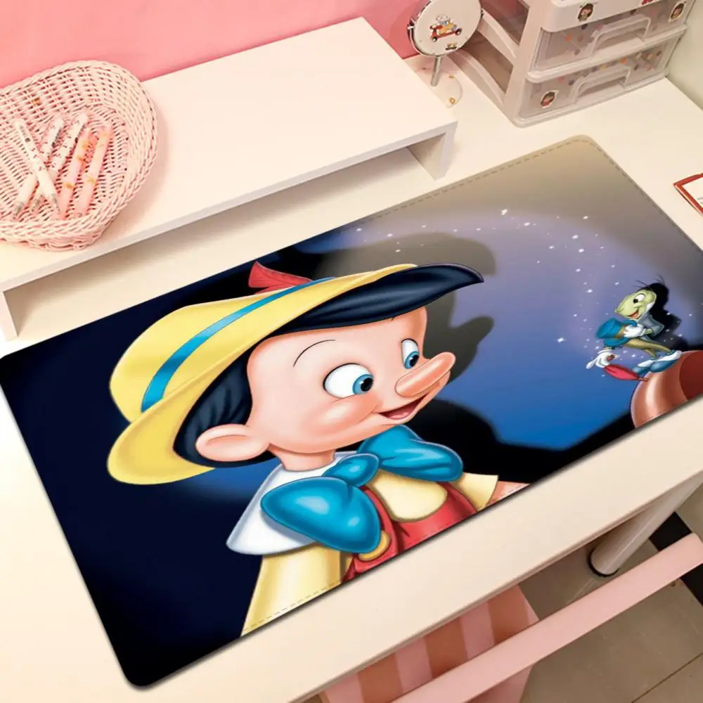 Disney Pinocchio Mousepad Beautiful large gaming mousepad L XL XXL gamer mouse pad Size for Game Keyboard Pad for Gamer