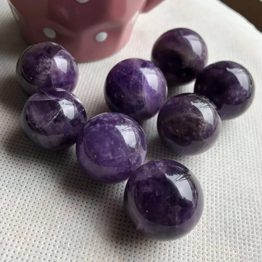 

Amethyst Ornaments Office Party Living Room Ball Desktop Crystal Ball Gift Crystal Decorations Sphere DIY Gifts